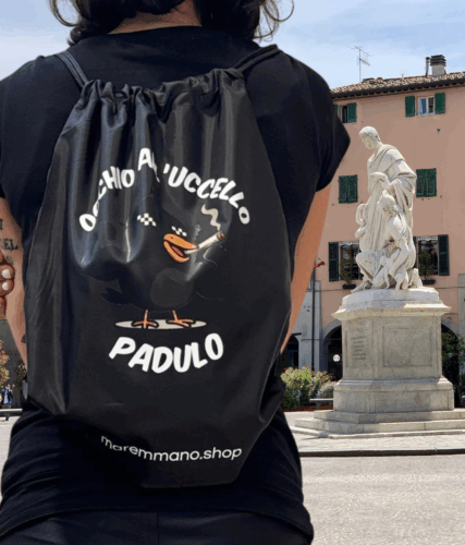 ZAINETTO UCCELLO PADULO multiuso solo su maremmano.shop